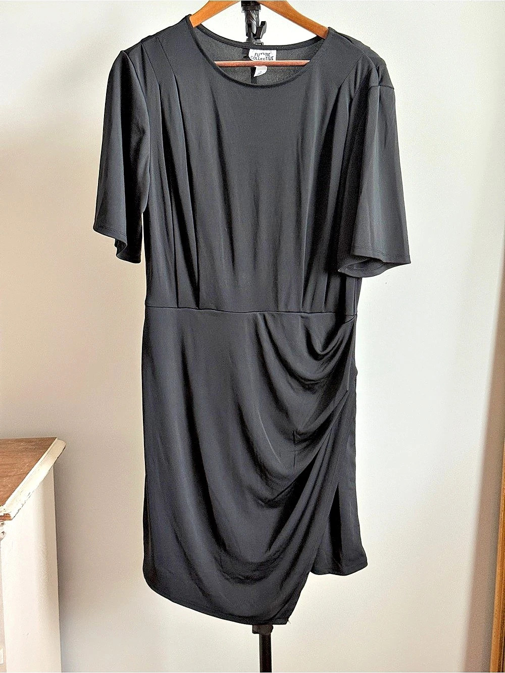 Future Collective Black Mini Dress Size Medium